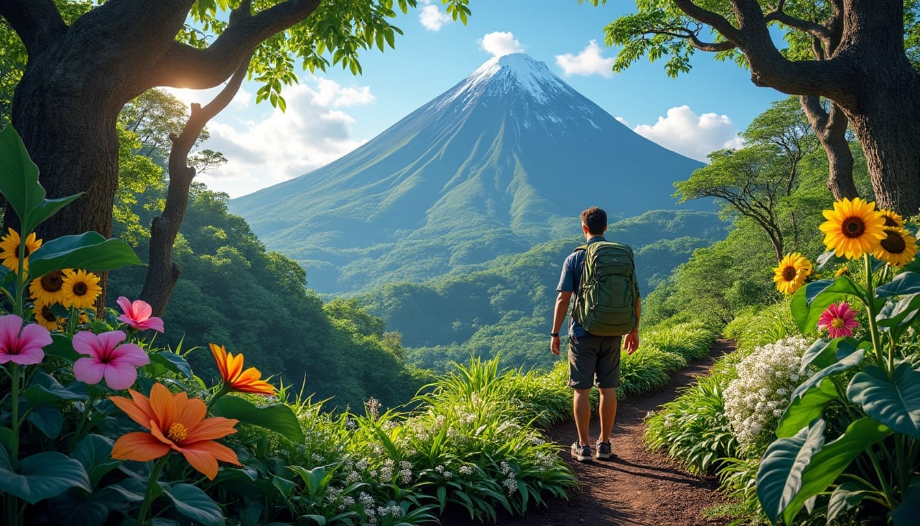 Découverte des sentiers pédestres autour de la Soufrière