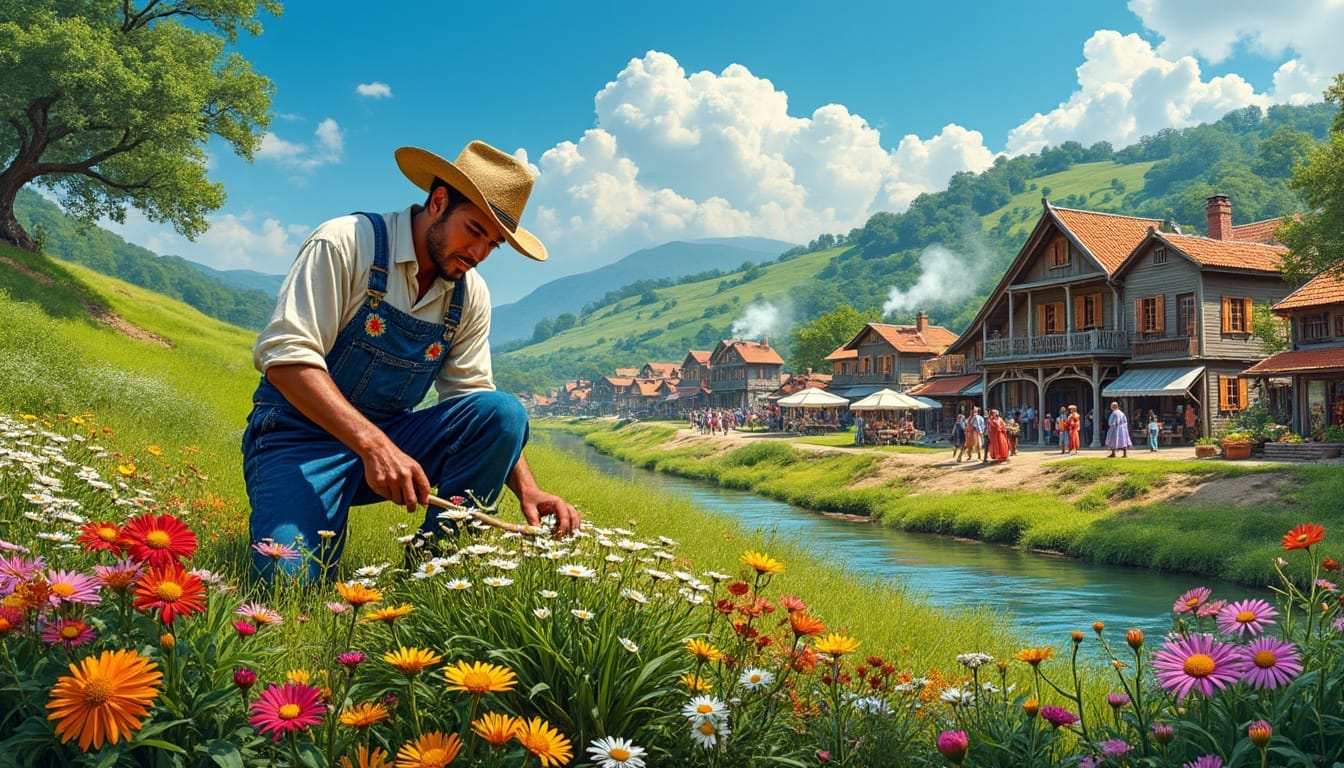 La culture vivante de la basse terre : entre paysages et traditions
