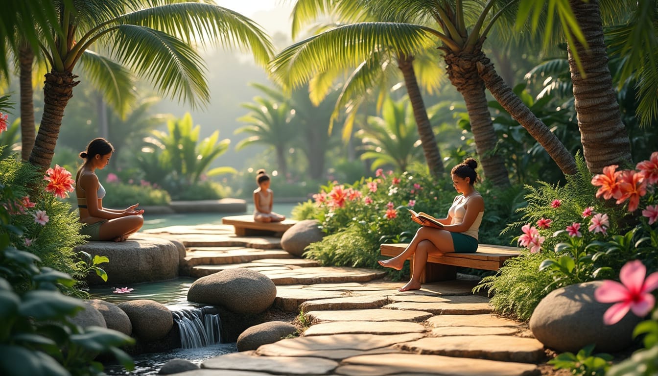 La zénitude au cœur des jardins de l'Association de la Basse-Terre